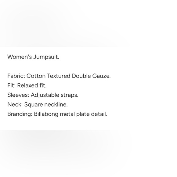 Billabong Daydream Button Front Jumpsuit in Rust NWOT - Picture 9 of 16